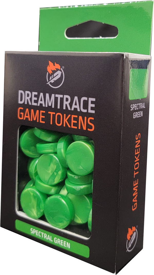 Dreamtrace Gaming Tokens: Spectral Green on Sale