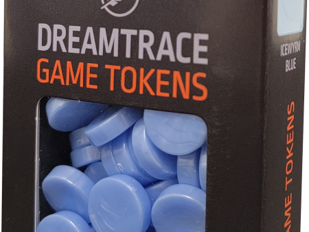 Dreamtrace Gaming Tokens: Icewyrm Blue Fashion