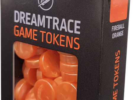 Dreamtrace Gaming Tokens: Fireball Orange on Sale