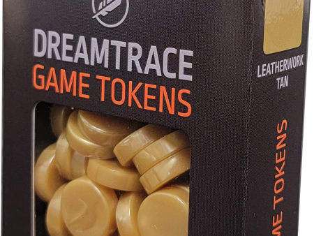 Dreamtrace Gaming Tokens: Leatherwork Tan For Discount